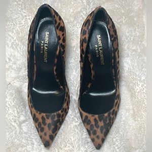 ❌SOLD❌ Yves Saint Laurent Leopard Print Opyum 110 Pumps